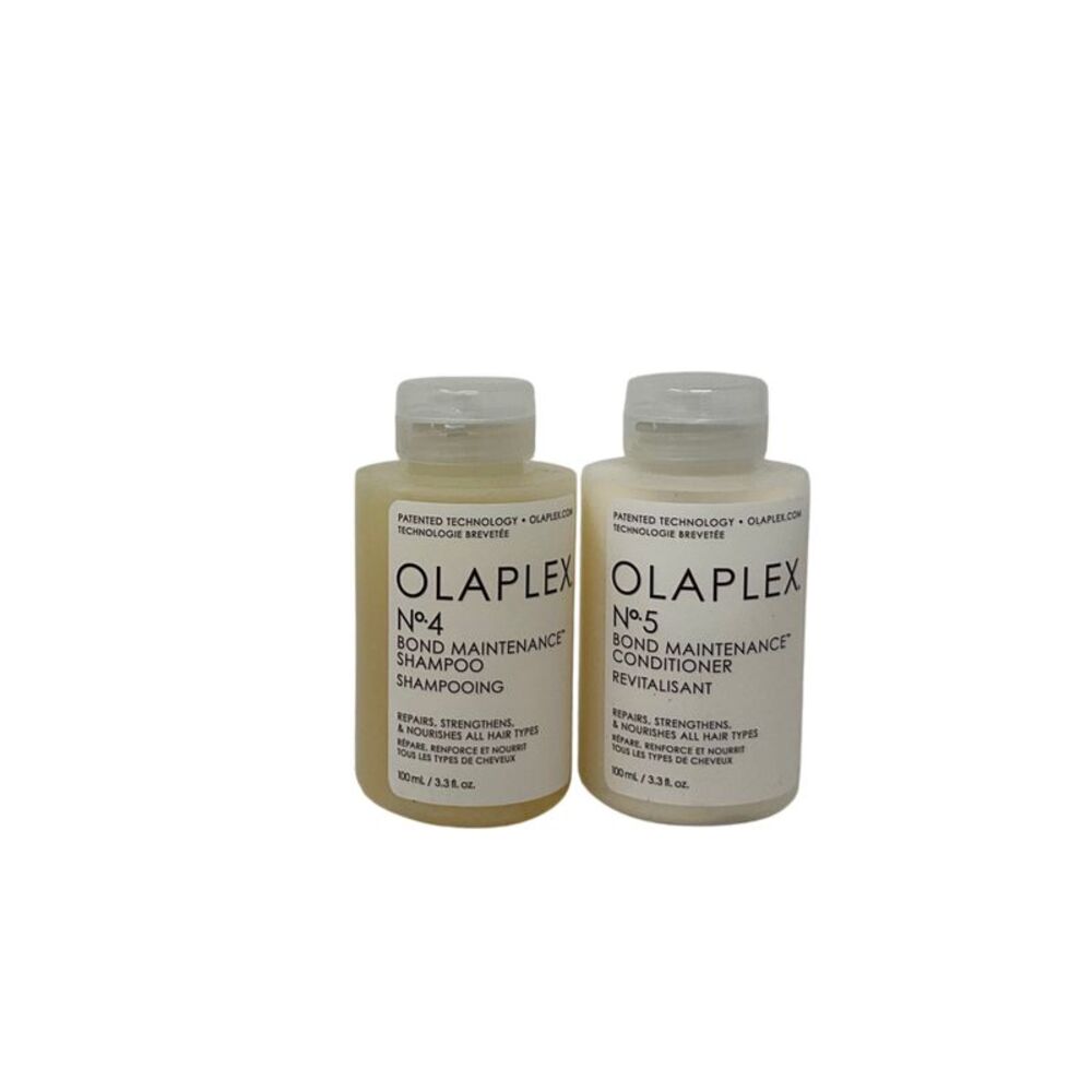 Olaplex No4 Bond Maintenance Shampoo 3.3 oz & No5 Conditioner 3.3 oz Combo Pack